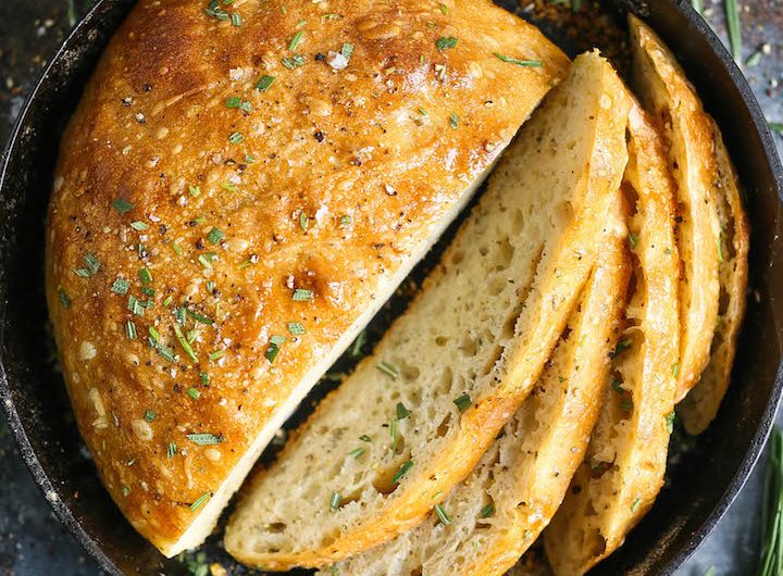 No Knead Rosemary Bread Recipe